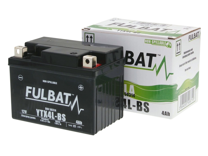Elektro díly - Baterie Fulbat Gel High Power + 25%  YTX4L-BS / FTZ5S SLA