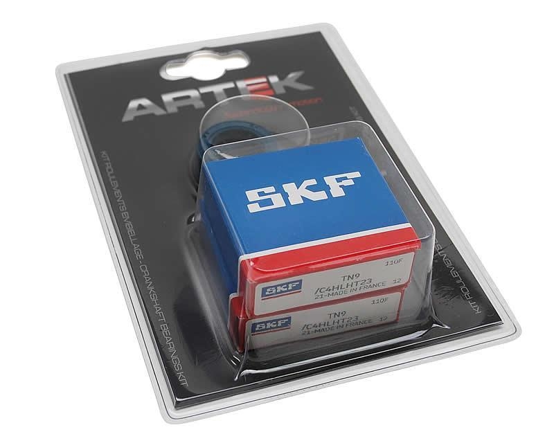 Motor - Sada ložidek a gufer  ARTEK K1 racing SKF polyamid pro Peugeot vertikální E1