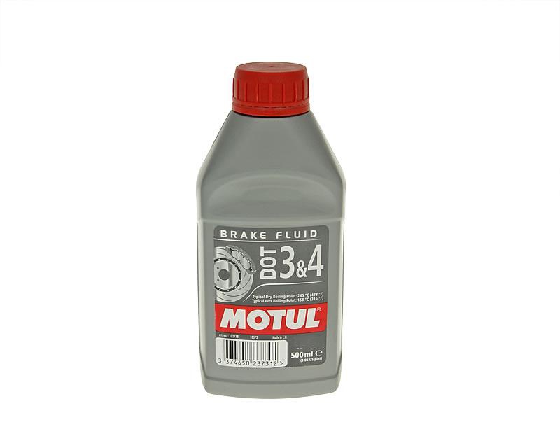 Oleje a chemie - Motul DOT3 / DOT4 Brake Fluid 500ml - brzdová kapalina