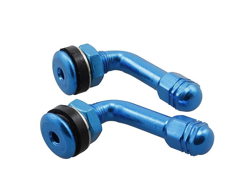 Pneumatiky a kola - Ventilek 90 ° modrý 2 kusy