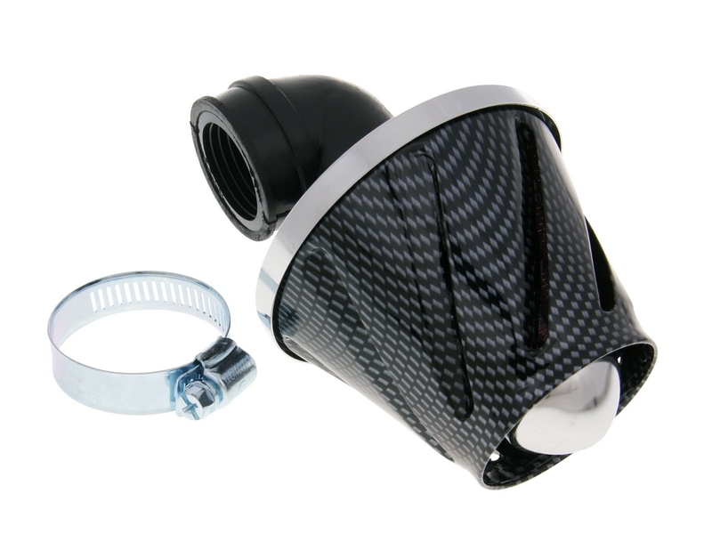 Motor - Vzduchový filtr Helix power 28-35mm  90 ° karbon