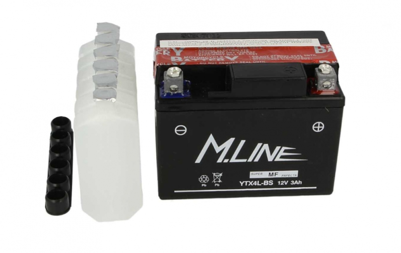 Elektro díly - Baterie M-Line YTX4L-BS 12V 3Ah