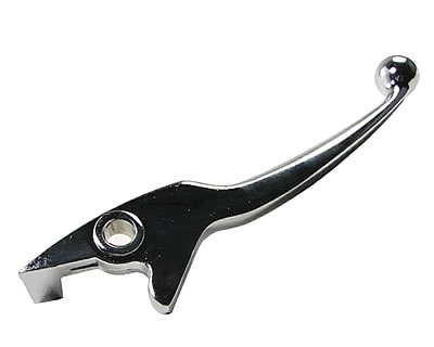 Zrcátka páčky řídítka - Brzdová páčka pravá stříbrná pro přední kotoučovou brzdu.