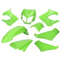 Sada zelených plastů pro Derbi Senda R/ SM X-Treme, SM DRD
