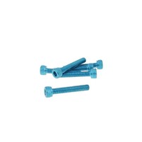 Hliníkové šrouby M5x30 modré 6 ks