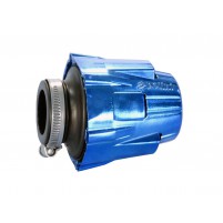 Vzduchový filtr Polini Blue Air Box 37mm rovný modro-černý