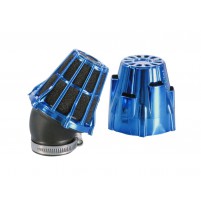 Vzduchový filtr Polini Blue Air Box 37mm 30 ° modro-černá