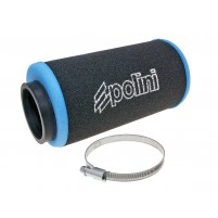 Vzduchový filtr Polini Evolution 60mm rovný černo-modrý