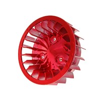 Ventilátor červený pro Minarelli horizontální, Keeway, CPI, 1E40QMB